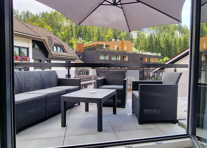 Blue Sky Flat, Apartment, 73qm, Bis 6 Personen, Neubau Sued-balkon Mit Lounge-moebeln, Schwarzwald-plus Inkl 80 Gratis-attraktionen Taeglich Апартаменты